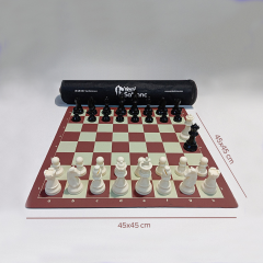 Profesyonel Satranç Takımı (95mm - 700gr - Çift Vezirli)