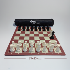 Profesyonel Satranç Takımı (95mm - Çift Vezirli)