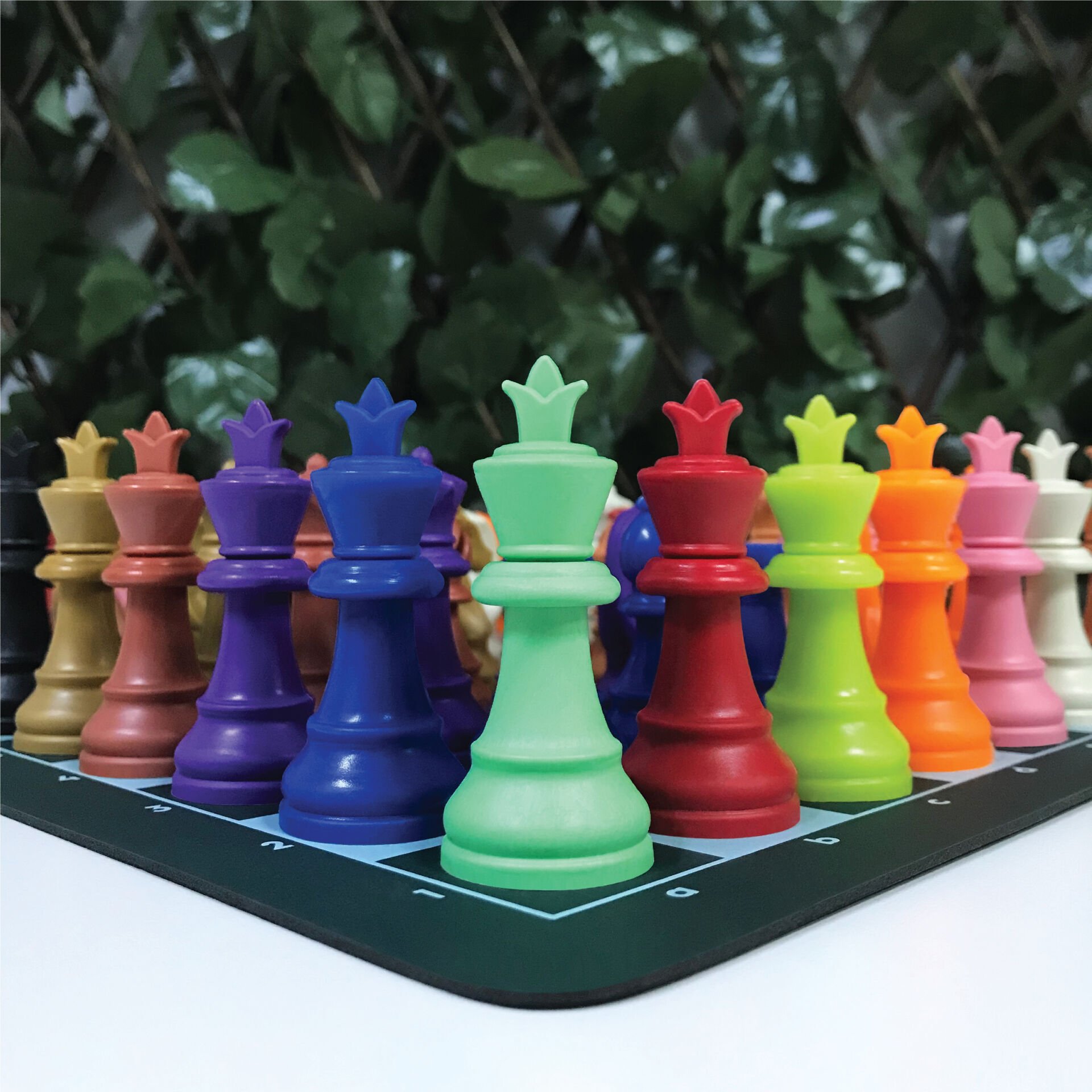 Renkli Satranç Taşları (72mm - 300gr)