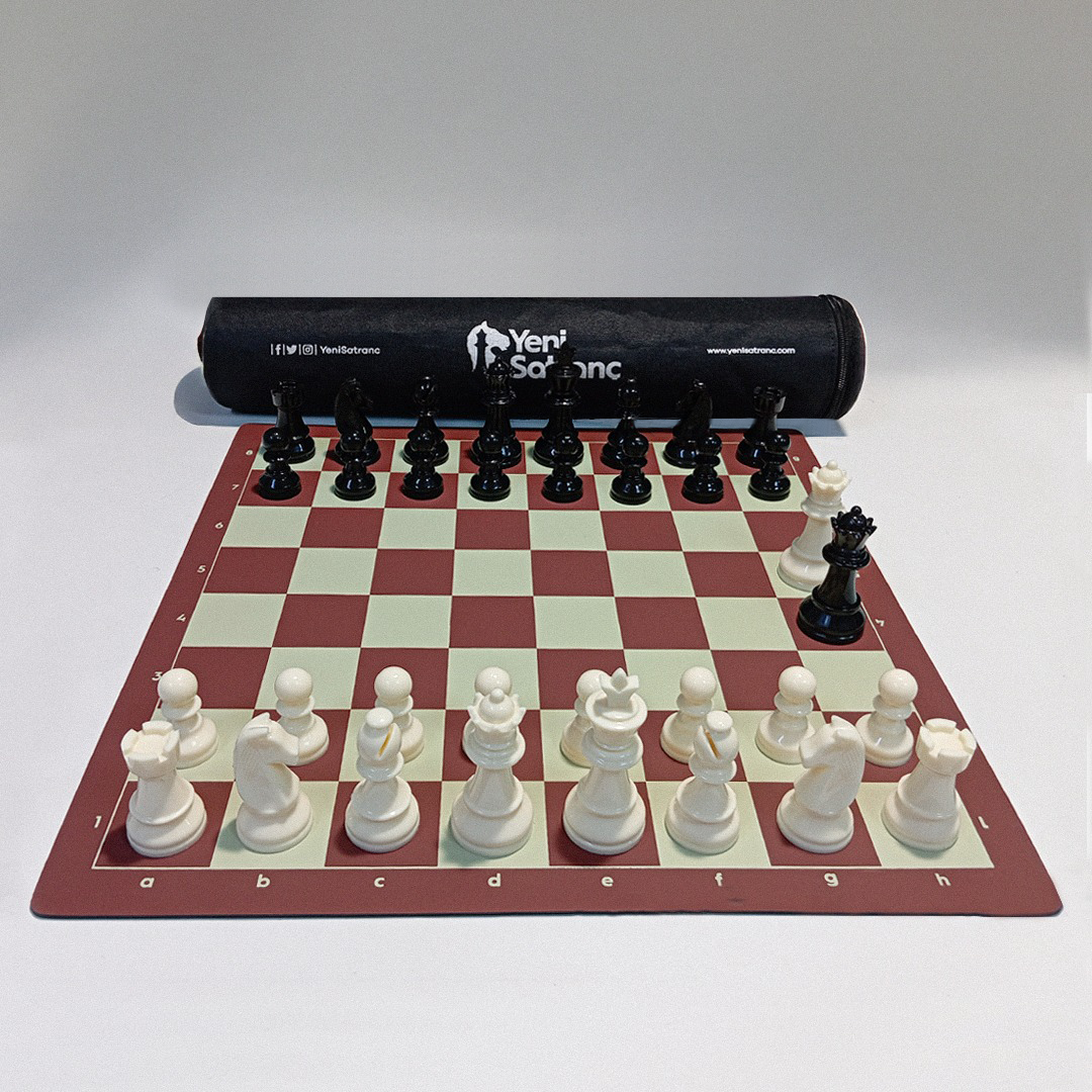 Profesyonel Satranç Takımı (95mm - 700gr - Çift Vezirli)