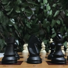 Profesyonel Satranç Taşları (95mm) - MDF Zemin