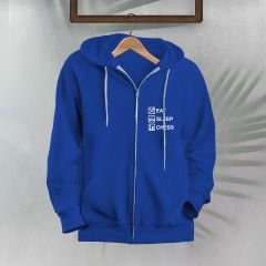 Sweatshirt - Eat Sleep Chess (Fermuarlı) Lacivert - 9-10