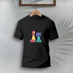 T-Shirt - Bishop & Queen Siyah - 9-10