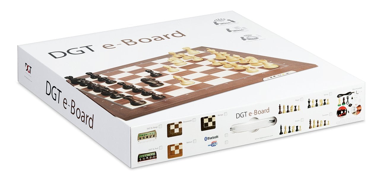 DGT Timeless E-Board Walnut (Bluetooth) - DGT 3000