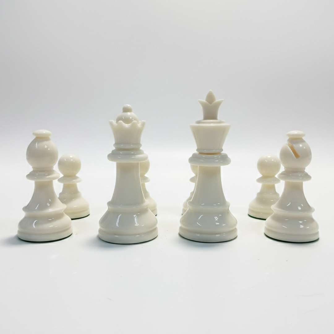 Profesyonel Satranç Taşları (95mm - Çift Vezirli)