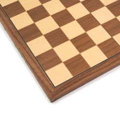 Deluxe Walnut Folding Chess Board - Deluxe Walnut Katlanabilir Satranç Zemini (45x45cm)