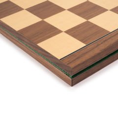 Deluxe Walnut Folding Chess Board - Deluxe Walnut Katlanabilir Satranç Zemini (45x45cm)