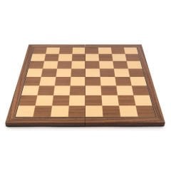 Deluxe Walnut Folding Chess Board - Deluxe Walnut Katlanabilir Satranç Zemini (45x45cm)