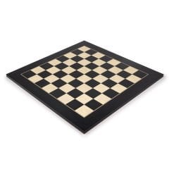 Deluxe Black White Chess Board - Deluxe Siyah Beyaz Satranç Zemini (55x55cm)
