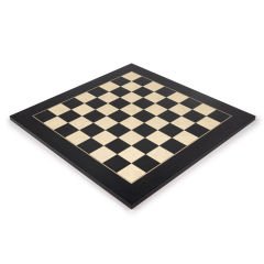 Deluxe Black White Chess Board - Deluxe Siyah Beyaz Satranç Zemini (55x55cm)