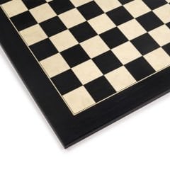 Deluxe Black White Chess Board - Deluxe Siyah Beyaz Satranç Zemini (55x55cm)
