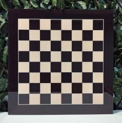 Kahverengi Satranç Zemini 44x44cm (Pleksi Kaplamalı-UV Baskı)