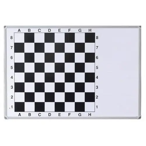 Sabit Satranç Eğitim Panosu (Alüminyum Çerçeveli)