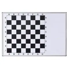 Sabit Satranç Eğitim Panosu (Alüminyum Çerçeveli)