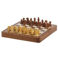 10'' Ahşap Mıknatıslı Satranç Takımı (26x26cm)