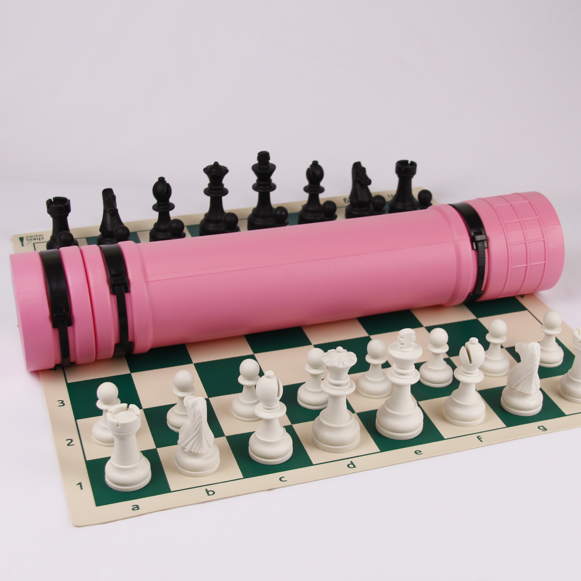 Premium Satranç Takımı (95mm - 1100gr) pembe