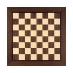 Profesyonel Satranç Taşları - Ceviz Ahşap Satranç Zemini (UV Baskı)