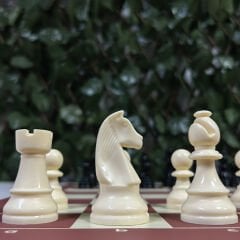 Profesyonel Satranç Taşları (85mm - Çift Vezirli)