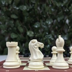 Profesyonel Satranç Taşları (92mm - Çift Vezirli)