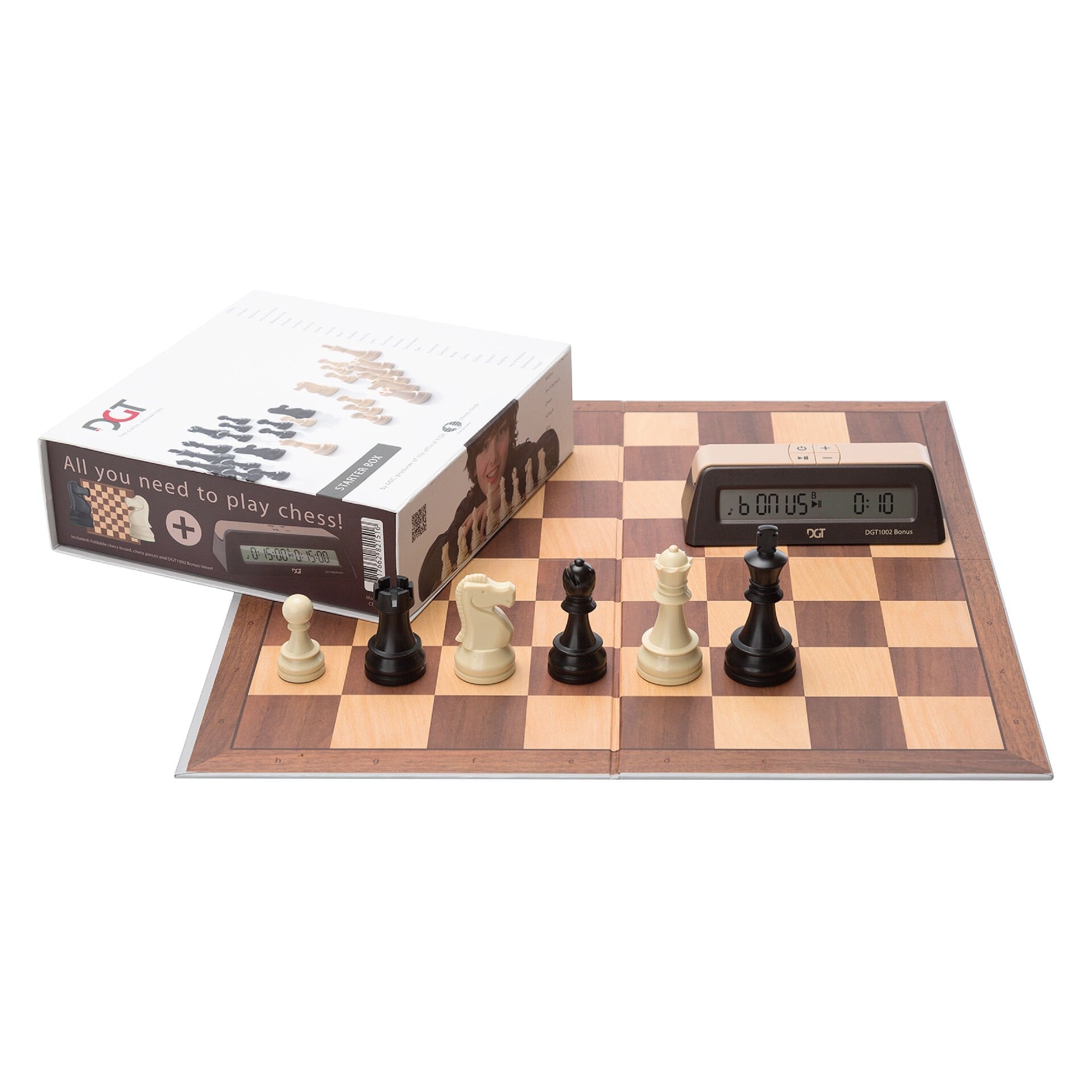 DGT CHESS BOX BROWN EĞİTİM SETİ